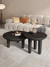 โมเดิร์นตารางไม้กาแฟสำหรับห้องนั่งเล่นเฟอร์นิเจอร์ในครัวเรือน Designer ด้านข้างโซฟาตารางระเบียงพักผ่อนรอบกาแฟตาราง - ALINDA DECOR