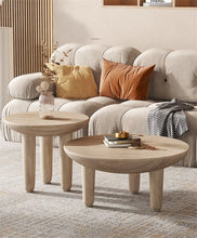 โมเดิร์นตารางไม้กาแฟสำหรับห้องนั่งเล่นเฟอร์นิเจอร์ในครัวเรือน Designer ด้านข้างโซฟาตารางระเบียงพักผ่อนรอบกาแฟตาราง - ALINDA DECOR