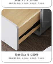 นอร์ดิกที่เรียบง่าย nightstands ตู้เก็บของห้องนอนมินิโต๊ะข้างเตียงมีลิ้นชักยืนภายในเฟอร์นิเจอร์ nachtttisch - ALINDA DECOR
