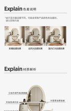 ชุดเดรสผู้หญิงมีหูจับหรูหราเครื่องสำอางโต๊ะเครื่องแป้งทันสมัยชุดแต่งหน้ากระจกเต็มตัวของใช้ในครัวเรือน - ALINDA DECOR