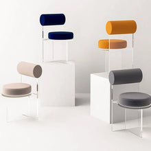 Acrylic Transparent Chair Nordic Chairs for Living Room - ALINDA DECOR