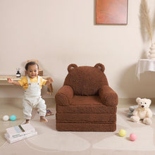 Alinda โซฟาเด็กพับได้ ตุ๊กตาหมีเชอร์ปา เด็กวัยหัดเดิน - ALINDA DECOR