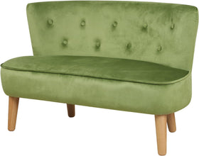 Alinda โซฟาเด็ก 2 ที่นั่งทำจากไม้สำหรับเด็กอายุ 3 - 6 ปีของขวัญ - ALINDA DECOR