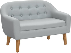 Alinda โซฟาเด็ก/เก้าอี้หุ้มผ้าลินิน 2 ที่นั่ง (30