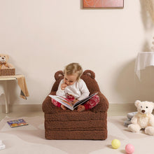 Alinda โซฟาเด็กพับได้ ตุ๊กตาหมีเชอร์ปา เด็กวัยหัดเดิน - ALINDA DECOR
