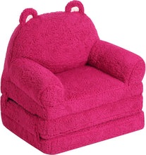 Alinda โซฟาเด็กพับได้ ตุ๊กตาหมีเชอร์ปา เด็กวัยหัดเดิน - ALINDA DECOR