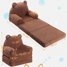 Alinda โซฟาเด็กพับได้ ตุ๊กตาหมีเชอร์ปา เด็กวัยหัดเดิน - ALINDA DECOR