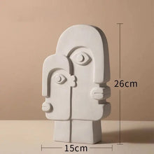 Alinda Abstract Face Flower Decoration Nordic Modern Minimalist - ALINDA DECOR