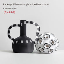 Alinda Bauhaus Style Black and White Combination Ornaments - ALINDA DECOR