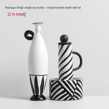 Alinda Bauhaus Style Black and White Combination Ornaments - ALINDA DECOR