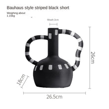 Alinda Bauhaus Style Black and White Combination Ornaments - ALINDA DECOR