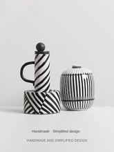 Alinda Bauhaus Style Black and White Combination Ornaments - ALINDA DECOR
