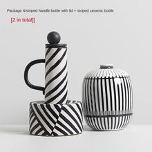 Alinda Bauhaus Style Black and White Combination Ornaments - ALINDA DECOR
