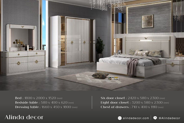 Alinda Bedroom Sets 01 - ALINDA DECOR