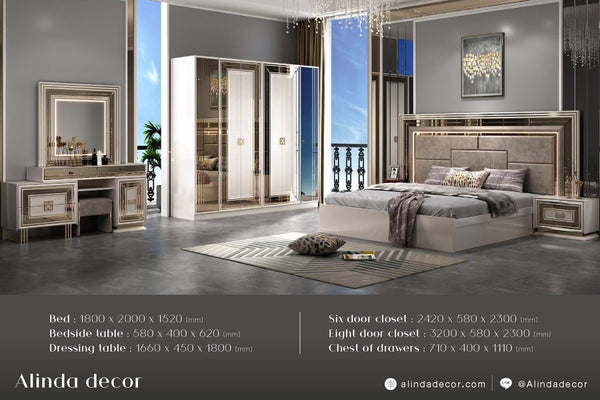 Alinda Bedroom Sets 04 - ALINDA DECOR