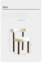 Alinda Chair Cream Style Home Cosmetic Chair Girls' Bedroom French Designer - ALINDA DECOR