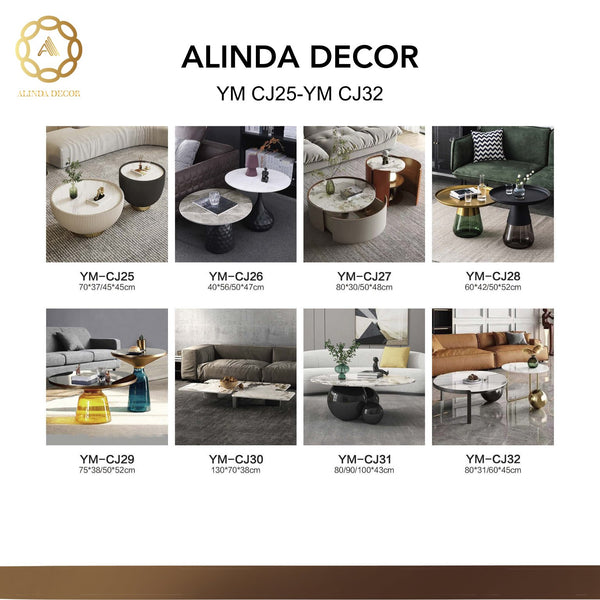 Alinda Coffee Table CM JY25 - CM YJ32 - ALINDA DECOR