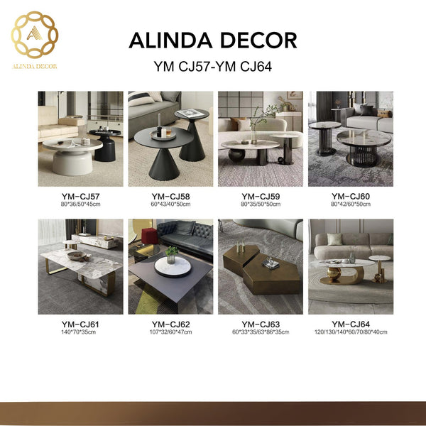 Alinda Coffee Table YM CJ57 - YM CJ64 - ALINDA DECOR