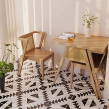 Alinda Dining Table and chair stackable storage design - ALINDA DECOR