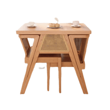 Alinda Dining Table and chair stackable storage design - ALINDA DECOR