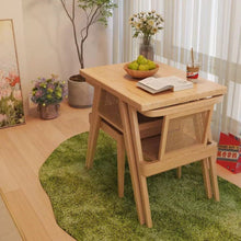 Alinda Dining Table and chair stackable storage design - ALINDA DECOR