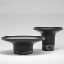 Alinda Furniture Tea Table Marble Base Metal Top Coffee Table - ALINDA DECOR