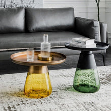 Alinda Glass top coffee table for the mid century modern living - ALINDA DECOR