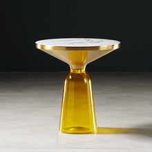 Alinda Glass top coffee table for the mid century modern living - ALINDA DECOR