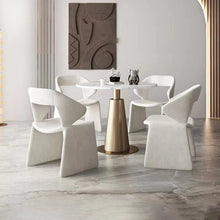 Alinda Italian Minimalist Cashmere Dining Chairs - ALINDA DECOR
