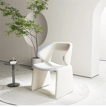 Alinda Italian Minimalist Cashmere Dining Chairs - ALINDA DECOR