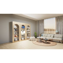 Alinda Mira Modern Display Shelf Curved Door Display - ALINDA DECOR