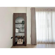 Alinda Mira Modern Display Shelf Curved Door Display - ALINDA DECOR