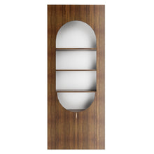 Alinda Mira Modern Display Shelf Curved Door Display - ALINDA DECOR