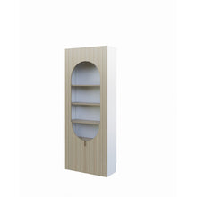 Alinda Mira Modern Display Shelf Curved Door Display - ALINDA DECOR