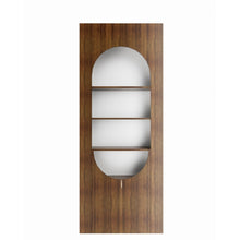 Alinda Mira Modern Display Shelf Curved Door Display - ALINDA DECOR