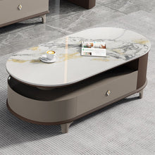 Alinda Modern retractable rock plate tea table - ALINDA DECOR