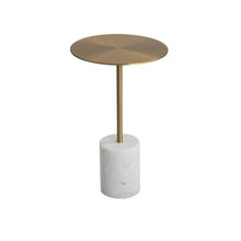 Alinda Modern Stainless Steel Gold Round Side 4373 - ALINDA DECOR