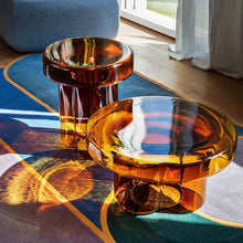 Alinda Nordic Light Luxury Glass transparent Coffee Table - ALINDA DECOR