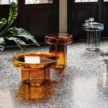 Alinda Nordic Light Luxury Glass transparent Coffee Table - ALINDA DECOR