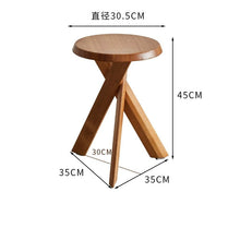 Alinda Retro Solid Wood Side Table Living Room Home WS001 - ALINDA DECOR