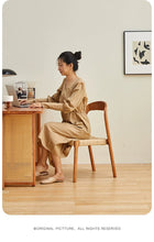 Alinda Solid Wood Dining Chair Retro K007 - ALINDA DECOR