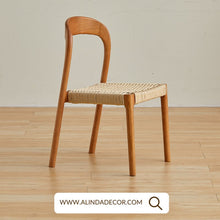 Alinda Solid Wood Dining Chair Retro K007 - ALINDA DECOR