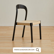 Alinda Solid Wood Dining Chair Retro K007 - ALINDA DECOR