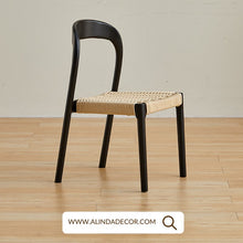 Alinda Solid Wood Dining Chair Retro K007 - ALINDA DECOR
