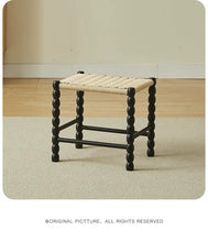 Alinda Solid Wood Low Stool Nordic Living Room Home - ALINDA DECOR