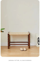 Alinda Solid Wood Low Stool Nordic Living Room Home - ALINDA DECOR