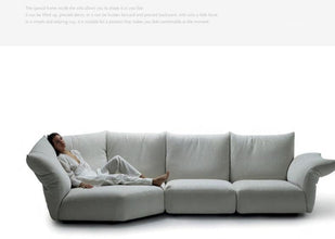 Alinda Special - Shaped Designer High - End Fabric Corner Living Room Villa Sofa - ALINDA DECOR