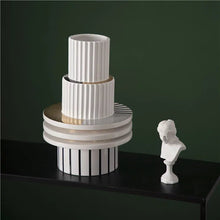 Alinda statue แจกันเซรามิกแนวนอร์ดิกสำหรับตกแต่งบ้าน - ALINDA DECOR