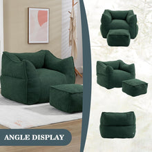 Bean Bag Chair - Comfy Lazy Chair with Memory Foam, Cozy BeanBag Chairs for Adults - ALINDA DECOR