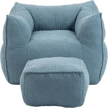 Bean Bag Chair - Comfy Lazy Chair with Memory Foam, Cozy BeanBag Chairs for Adults - ALINDA DECOR